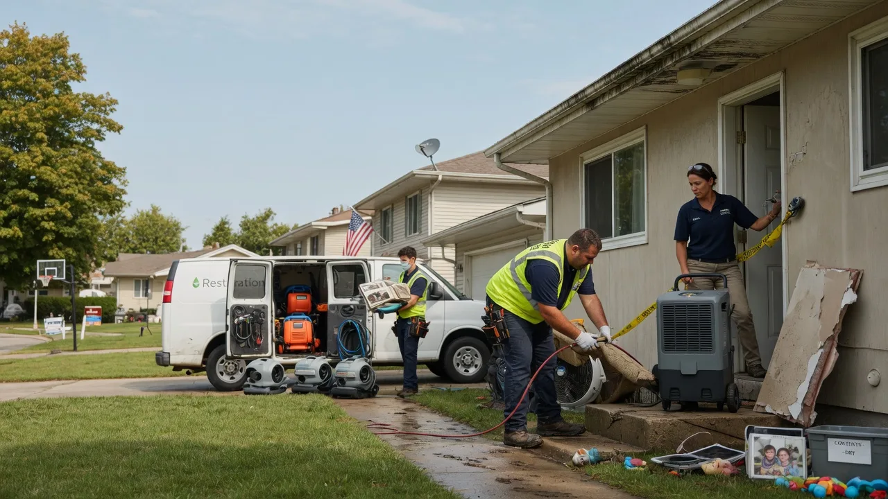 Water Damage Restoration in Columbia Station, OH near me